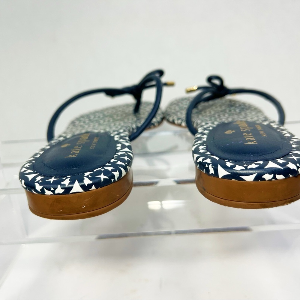 Kate Spade Navy Blue Mystic Patterned Women's Sandals size 7 - Picture 9 of 9